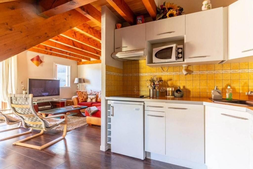 Appartement Style Chalet A Saint Lary Soulan. 외부 사진